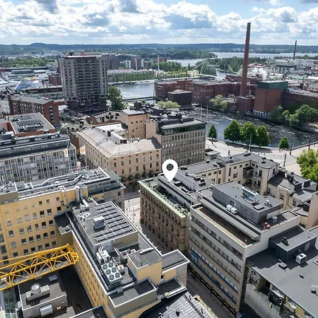 1br Penthouse With Sauna & Rooftop Terrace * Tampere